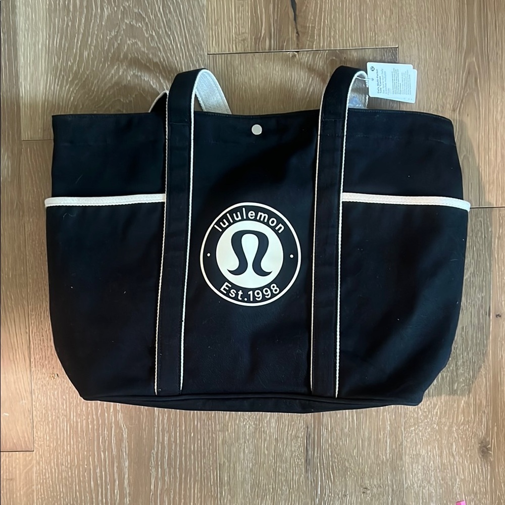 Lululemon Black Tote Bag